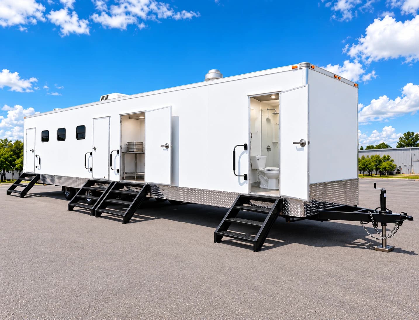 Commercial multifunctional trailer.