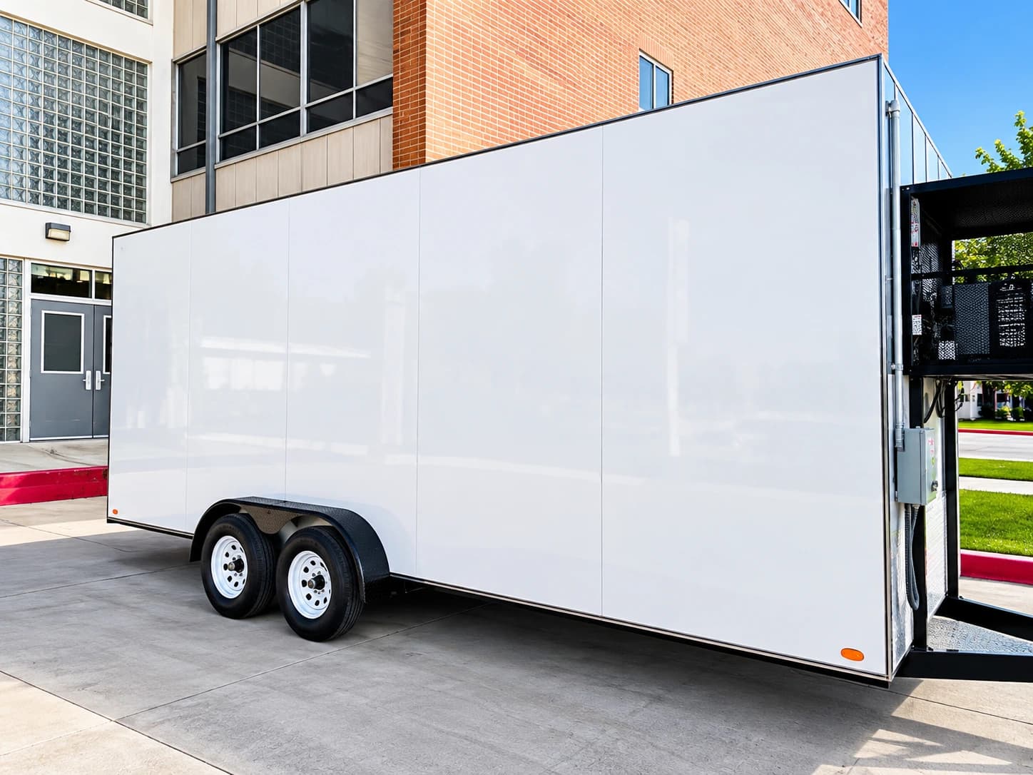 Refrigeration trailer rental fleet.